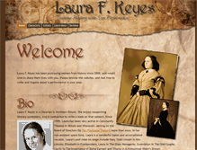 Tablet Screenshot of laurafkeyes.com